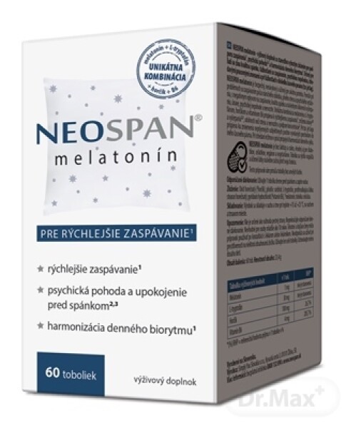 NEOSPAN Melatonín 60 kapsúl