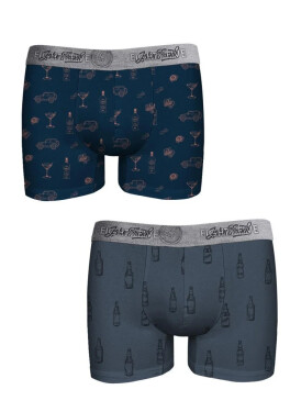 Pánske boxerky John Frank JF2BEF40 2PACK XXL Dle obrázku