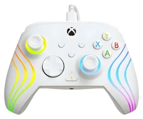 Turtle Beach Afterglow Wave biela / Gamepad / pre Xbox Series X/S, Xbox One, PC / USB-C / RGB podsvietenie (TBC-2002-15)