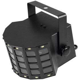 Eurolite 51918198 Mini D-6 LED projekčný efektový reflektor Počet LED:17; 51918198 - Eurolite LED Mini D-6 Hybrid, paprskový efekt se stroboskopem