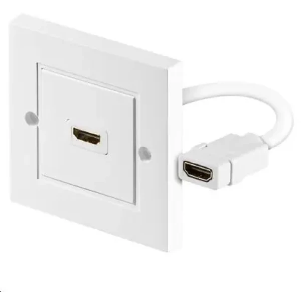 MicroConnect nástenná zásuvka HDMI (F) - HDMI (F) biela (HDMWALL1)