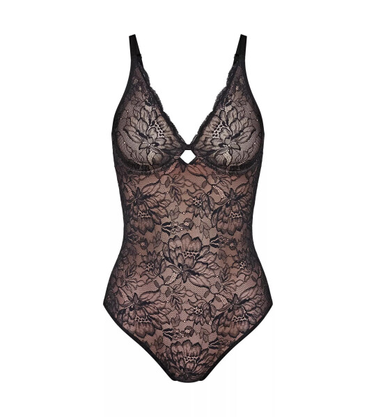 Dámske body Amourette Charm BS - BLACK - čierna 0004 - TRIUMPH BLACK 75D