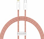 Baseus CALD000007 Kábel USB-C (M) - Lightning (M) 1 m oranžová / 20W (CALD000007)