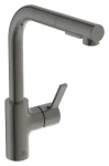 Ideal Standard Gusto Magnetic Grey / Drezová batéria / výsuvná spŕška / pákové ovládanie / Easy Fix (BD420A5)