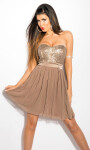 Sexy KouCla partydress with sequin grey 8