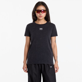 Tričko Under Armour Rival Cotton Wash SS Black S