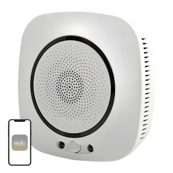 MOES WSS-CO / Detektor oxidu uhoľnatého / Wi-Fi / alarm 85 dB (WSS-CO-EU-EN)