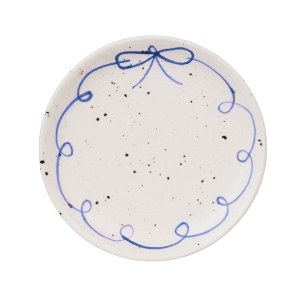 Strömshaga Kameninový tanier Viola Bow Blue Ø 18 cm