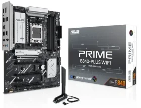 Asus Prime B840 - PLUS WIFI / B840 / 4X DDR5 / 1x 2.5 GLAN / Wi-Fi 6E / ATX (90MB1IZ0-M0EAY0)