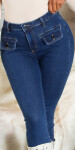 Sexy Skinny Jeans with patch pockets denimblue 42