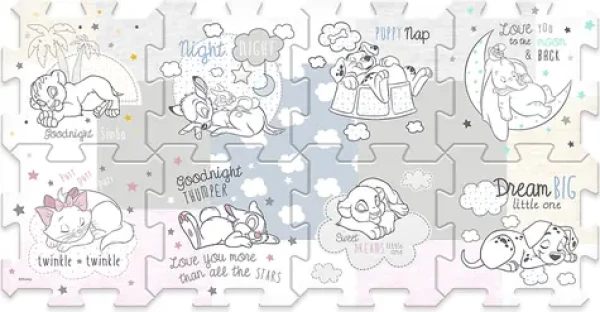 Trefl - Puzzle - Penové puzzle Disney postavičky