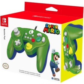 HORI GameCube Style BattlePad - Luigi / pre Nintendo Switch (NSP271)