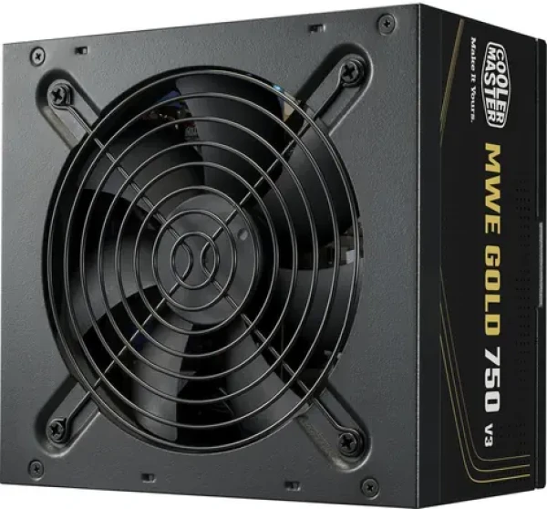 Cooler Master MWE Gold 750W V3 / Zdroj PC / ATX 3.1 / 80 PLUS Gold / nemodulárne (MPE-7506-ACAG-BEU)