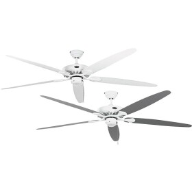 CasaFan CLASSIC ROYAL 180 WE stropný ventilátor, 61 W, (Ø x v) 180 cm x 275 mm, lakovaná biela, 518003; 518003