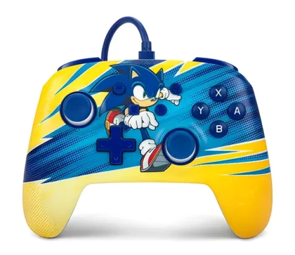 PowerA Enhanced Wired Controller - Sonic Boost / Herný ovládač / drôtový / Nintendo Switch (NSGP0202-01)