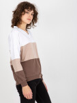 Mikina RV BL 8328.65P bielo-hnedá