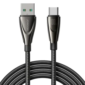 Joyroom SA31-AC6 Pioneer Series Nabíjací kábel USB-A(M) - USB-C(M) 100W 1.2m čierna (6956116759483)