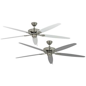 CasaFan CLASSIC ROYAL 180 BN Lack weiß/lichtgrau stropný ventilátor, 61 W, (Ø x v) 180 cm x 275 mm, chróm (kartáčovaný), 518016; 518016