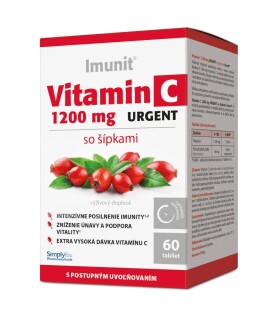 IMUNIT Vitamín C 1200 mg urgent 60 tabliet