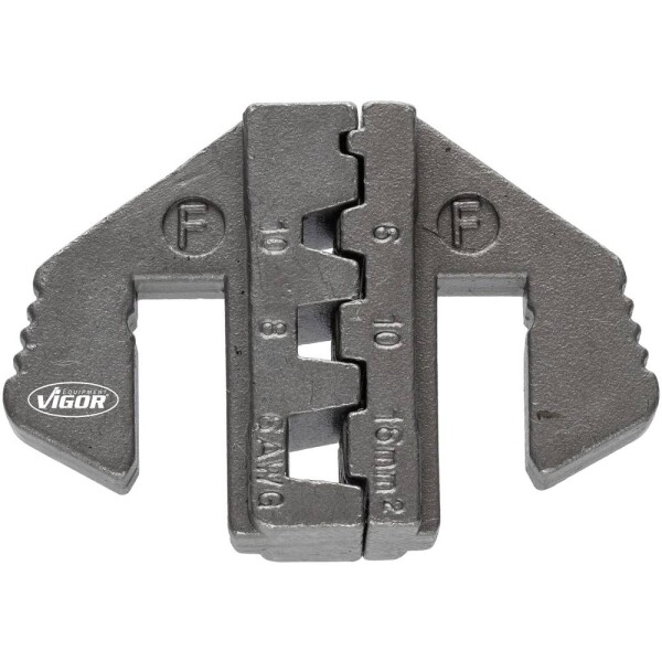 Vigor V2499-F krimpovacie nástavec dutiny na káble, 6 mm² (min); V2499-F