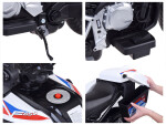 Mamido Veľká elektrická motorka BMW F850 GS na batériu pre deti PA0324