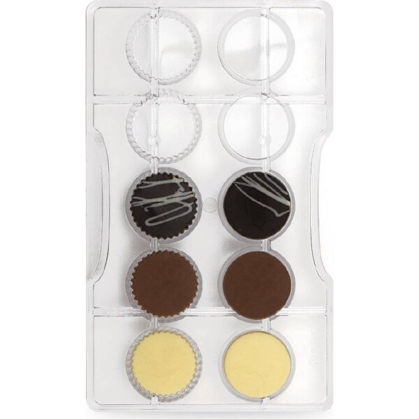 Polykarbonátová forma na pralinky Dischetti - Decora - Decora