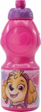 STOR Fľaša na pitie Tlapková patrola 400 ml ružová (152620)