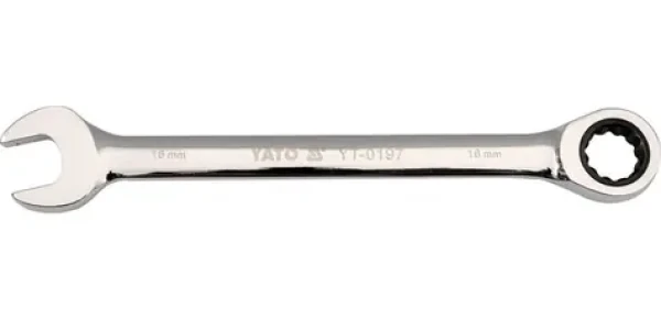 YATO YT-0201 / Kľúč očkoplochý račňový 22 mm / 290 mm (YT-0201)