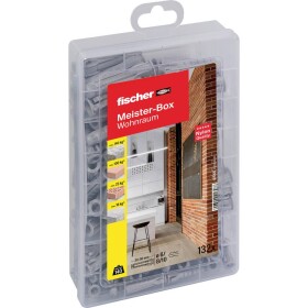 Fischer Meister-Box SX box s výberom hmoždiniek 41648 132 dielov; 41648