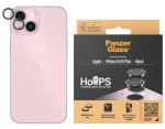 PanzerGlass HoOps Apple iPhone 15/15 PLUS ochranné krúžky pre šošovky fotoaparátu - čierny hliník (1138)
