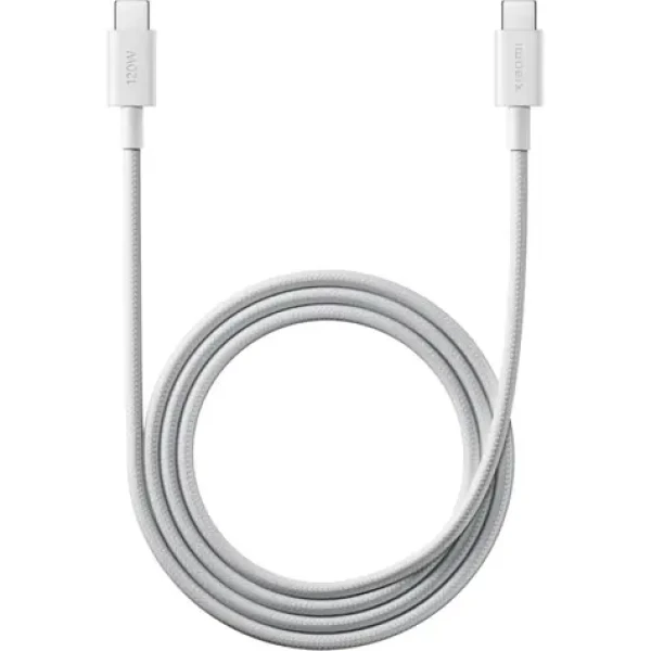 XIAOMI opletený nabíjací kábel USB-C na USB-C 6A / 1m (6932554443917)