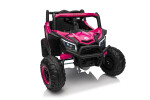 Mamido Mamido Elektrické autíčko Buggy Madman ružové | UTV-MX 4x4 | EVA kolesá | 12V 10Ah | EKO koža