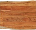 VidaXL Brokov biurka, 90x80x3,8 cm, drevo akacjowe, naturalna krawędź