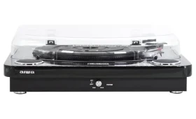 Aiwa GBTUR-120BKMKII čierna / gramofón / 33 amp; 45 amp; 78 RPM / USB / SD karta / BT (GBTUR-120BKMKII)