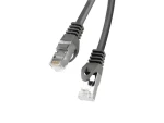 Lanberg CAT6 FTP 0,5 m čierna / Patch kábel / RJ45-RJ45 / Fluke Passed (PCF6-10CC-0050-BK)