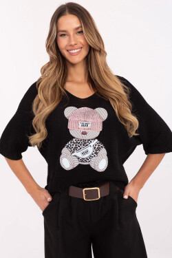Sveter s krátkym rukávom model 206703 Taliansko Moda universal