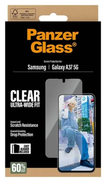 PanzerGlass UWF Samsung Galaxy A37 5G číra / Tvrdené sklo / S aplikátorom (PG75133)
