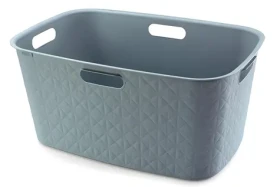 Curver Softex modrozelená / Kôš na bielizeň / 45 l / 70 % recyklátu / 4 madlá (258702)
