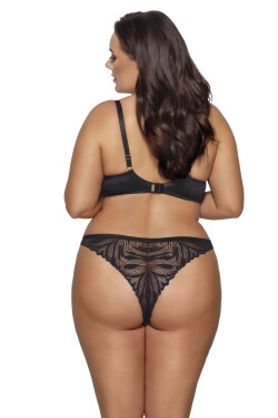 Dámske brazilky 2107/b Yasemin black - AVA černá XXL