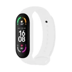 FIXED Silikónový remienok Silicone Strap pre XIAOMI Band 7/ Mi Band 6/ Mi Band 5 biely (FIXSSTB-989-WH)