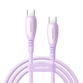 Joyroom S-A59 Vibrant Series Nabíjací kábel USB-C(M) - USB-C(M) 60W 1.2m fialová (6956116764937)