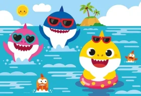 Clementoni PUZZLE Baby Shark: Plávanie