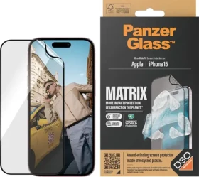 PanzerGlass Matrix UWF D30 Ochranná fólia pre Apple iPhone 15 / Inštalačný set (2817)