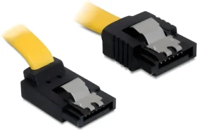 DeLock SATA II žltá / Kábel / SATA (M) - SATA (M) / 0,2 m (82470)