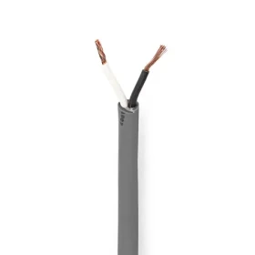 Nedis Repro kábel 2 x 1.50 mm2 tmavo šedá / Meď / 100.0 m / Okrúhly / PVC / Role (COTR15030GY100)