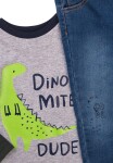 Chlapčenský set - tričko a nohavice džínsové, Minoti, Mite 5, chlapec - 86/92 | 18-24m