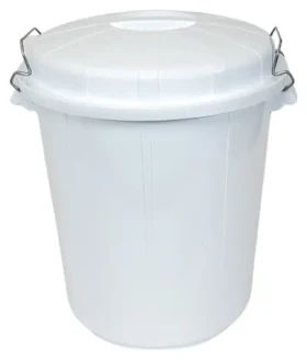 Denox Industrial biela / Nádoba na odpad / 70 l / PE-HD plast