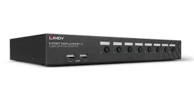 Lindy 8- Port DisplayPort 1.2 USB / KVM switch / 8 portov / 4K UHD / 1U / čierna (39540)