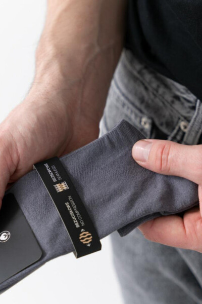 Pánske ponožky 010 kaštanové 44-46