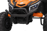Mamido Mamido Elektrické autíčko Buggy Madman biele | UTV-MX 4x4 | EVA kolesá | 12V 10Ah | EKO koža